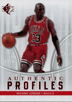 2008 SP AUTHENTIC michael jordan